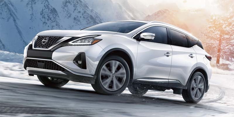 A white 2025 Nissan Murano.