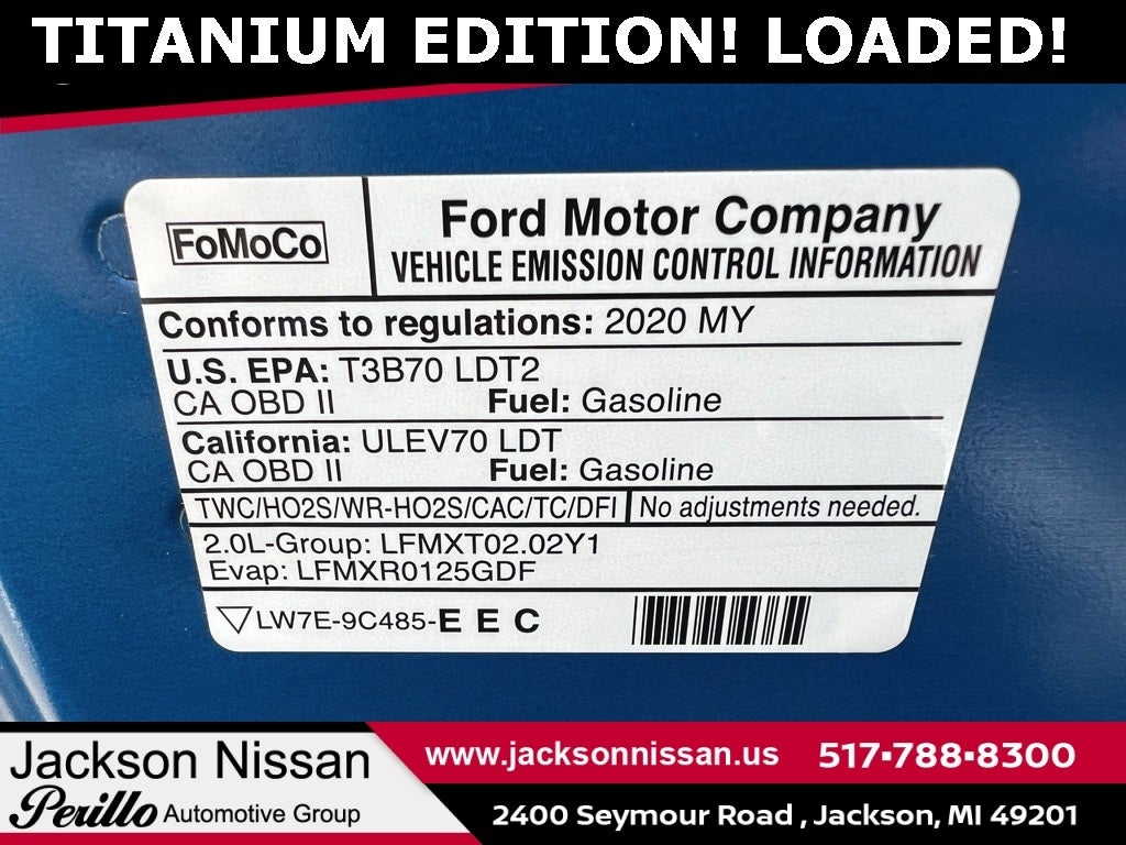 2020 Ford Escape Titanium AWD