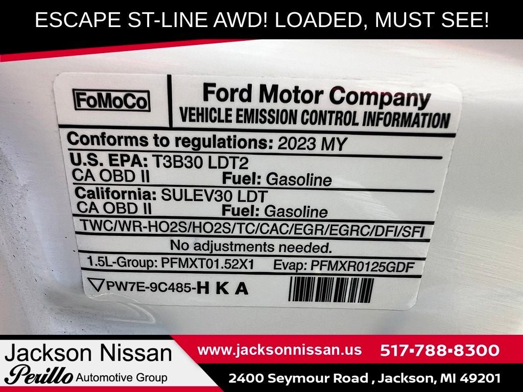 2023 Ford Escape ST-Line