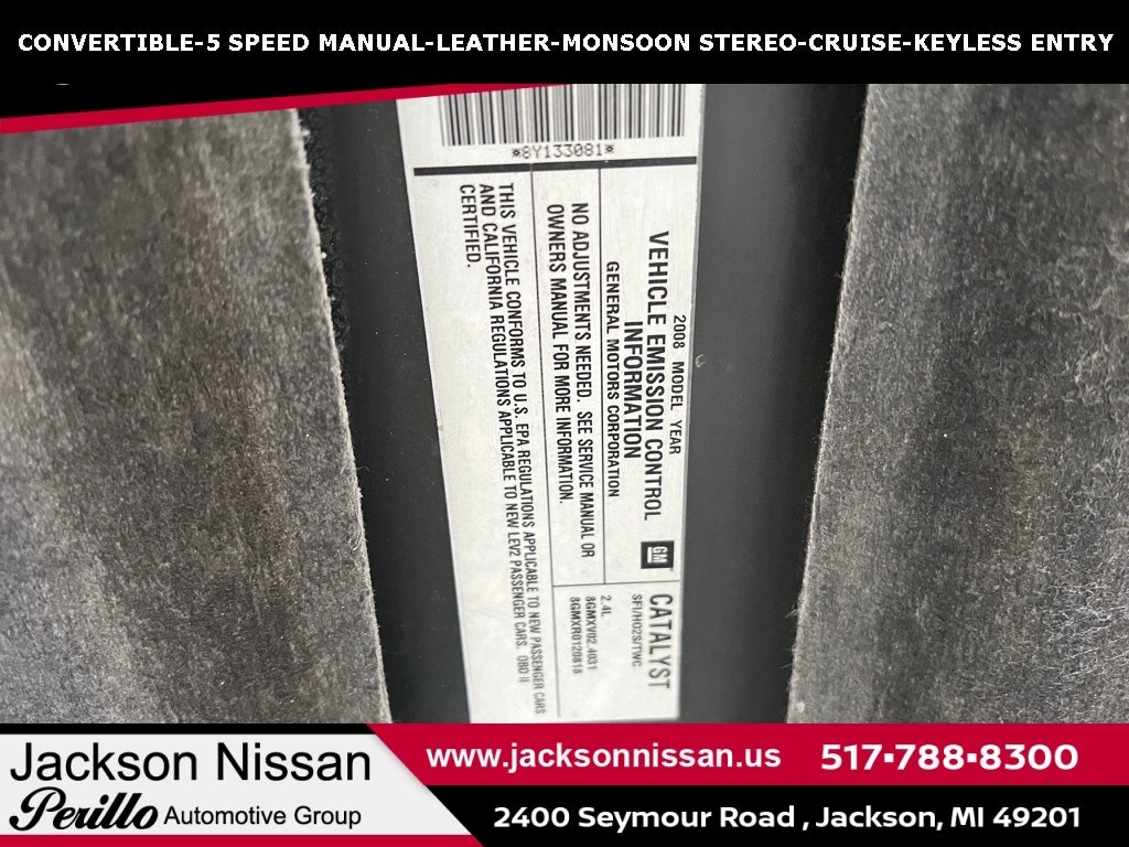 2008 Pontiac Solstice Base