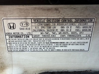 2015 Honda Accord LX LX