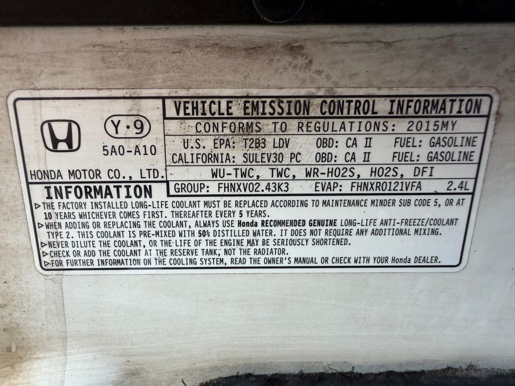 2015 Honda Accord LX LX