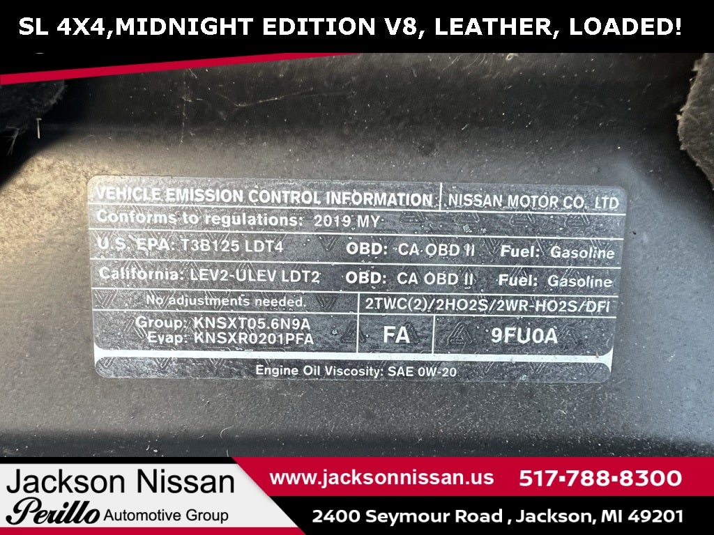 2019 Nissan Titan SL