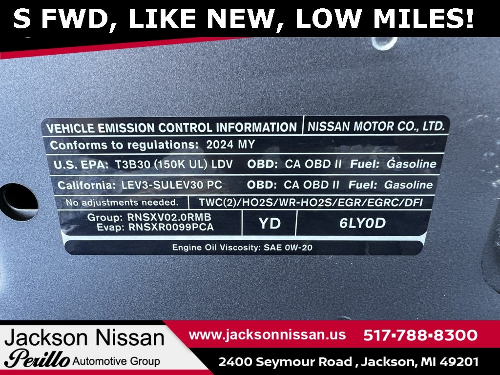 2024 Nissan Sentra S