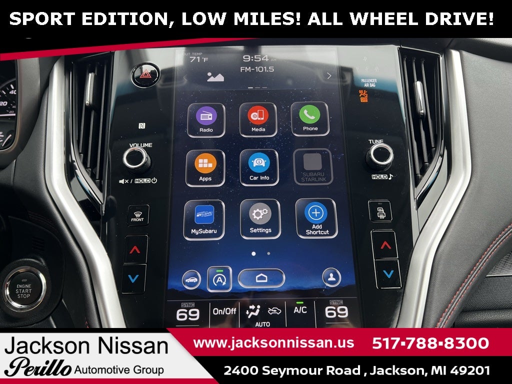 2022 Subaru Legacy 2.5i Sport 2.5i SPORT