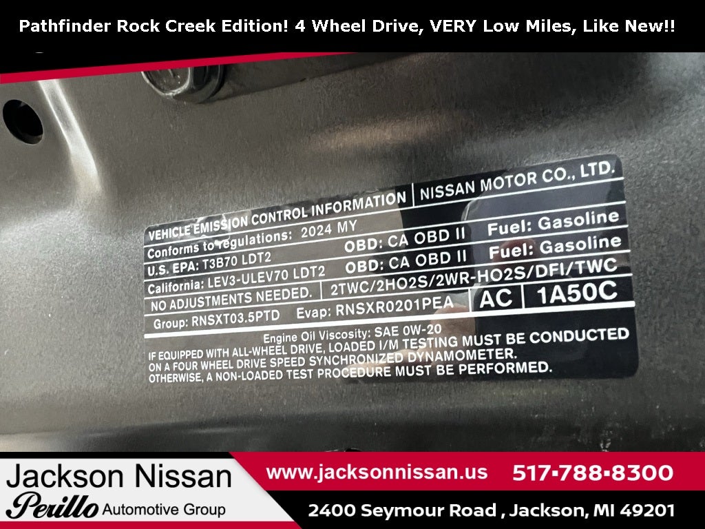 2024 Nissan Pathfinder Rock Creek®