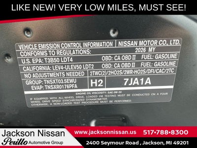 2026 Nissan Armada SL