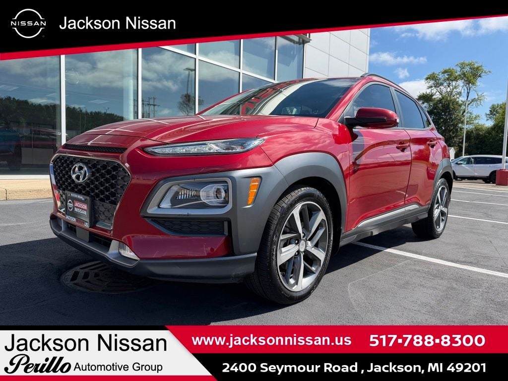 Used 2019 Hyundai Kona Ultimate with VIN KM8K5CA5XKU390330 for sale in Jackson, MI