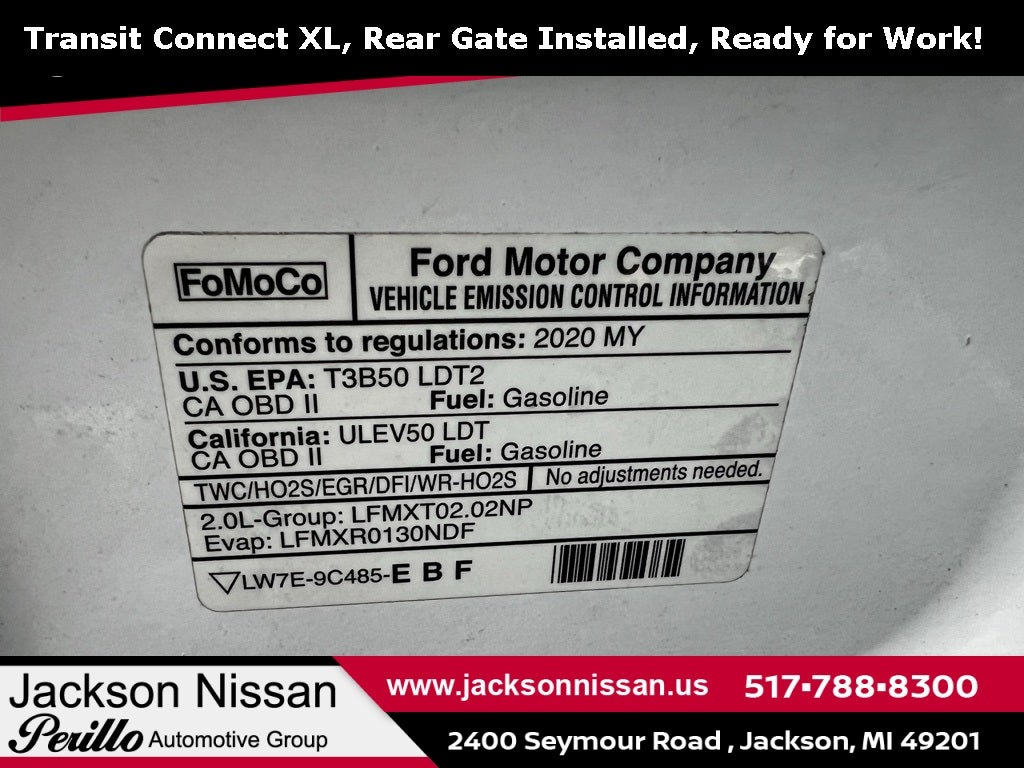 2020 Ford Transit Connect XL